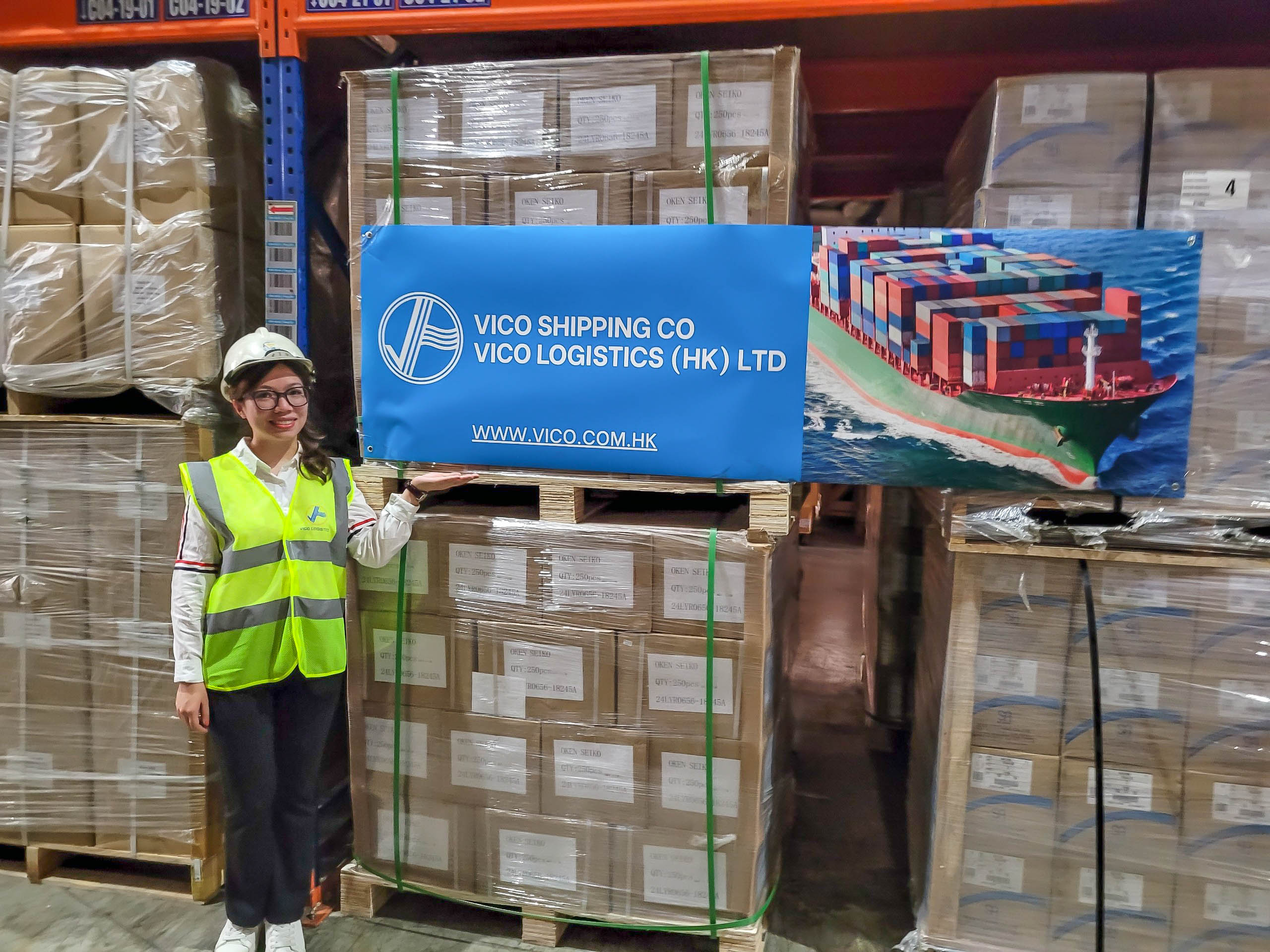A warehouse location in Hochiminh , Vietnam 